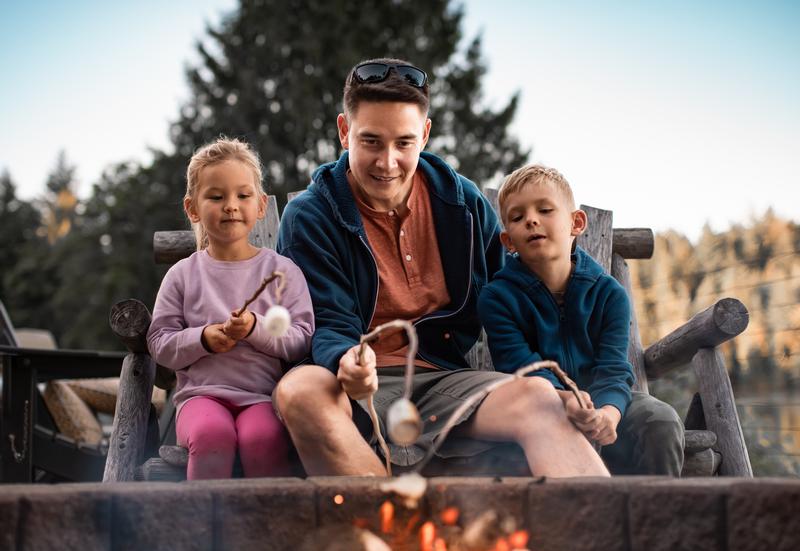 family campfire
